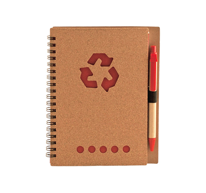 Еко тефтер с еко химикалка