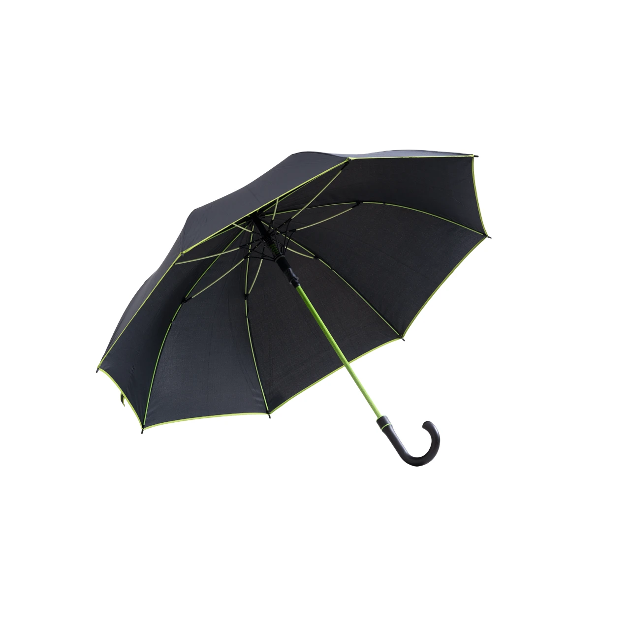 Ветроустойчив автоматичен чадър с цветен кант