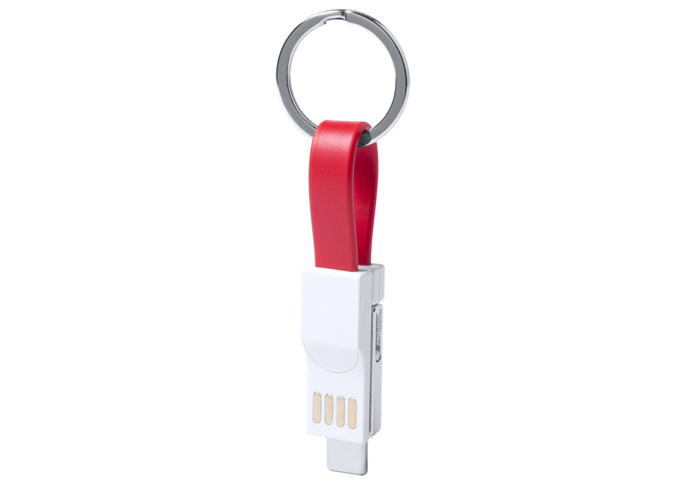 USB кабел за зареждане с ключодържател Hedul