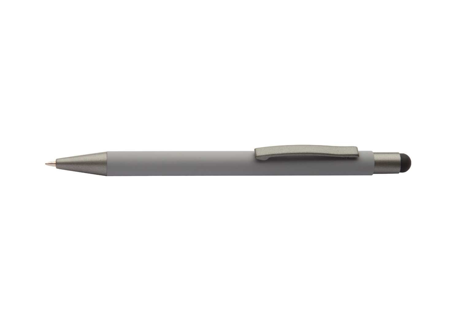 Метална химикалка с гумирано покритие Leman