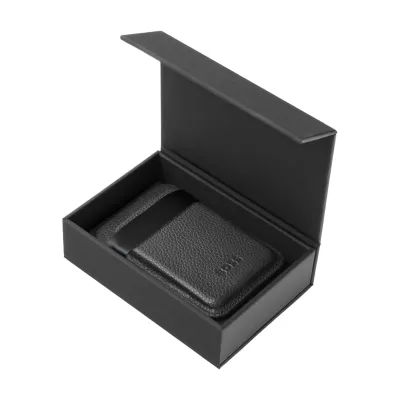 Магнитен калъф за телефон Classic Grained Black