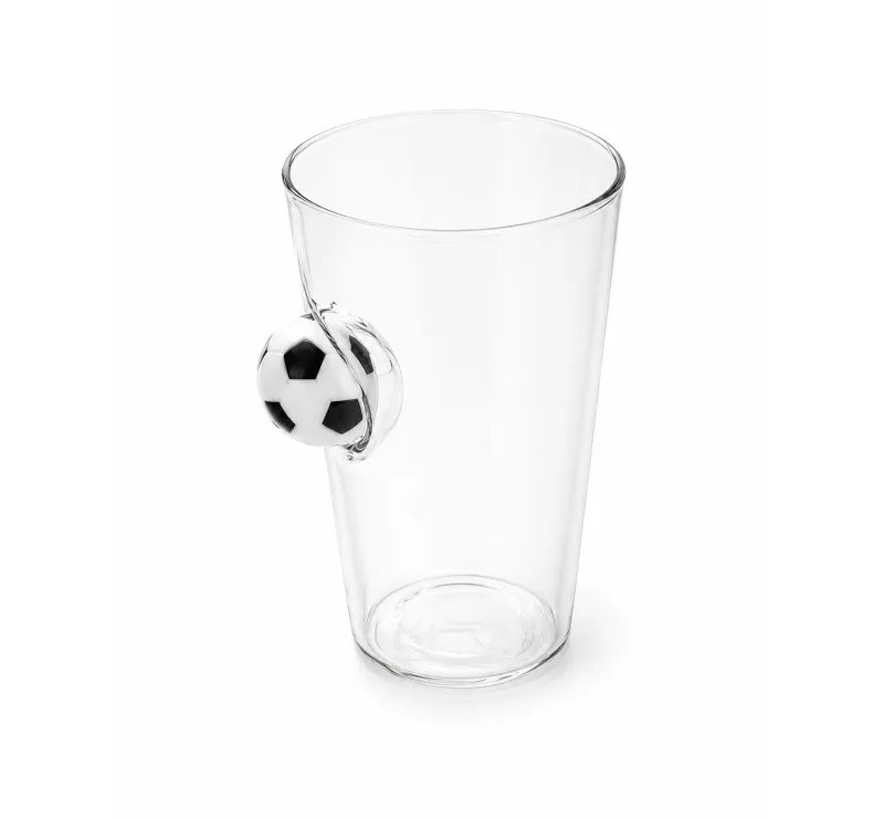 Стъклена чаша, 500 ml  футбол